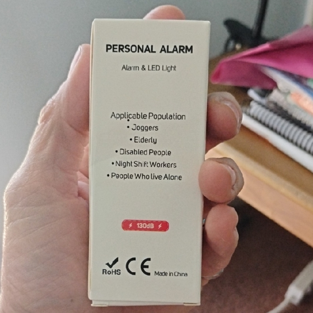 Personal Alarm with LED Light